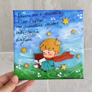 Tela 15cm x 15cm piccolo principe