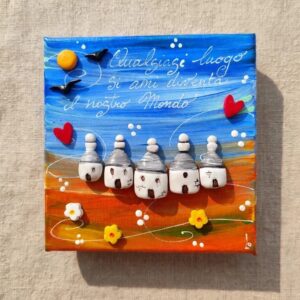 Tela 15cm x 15cm trulli