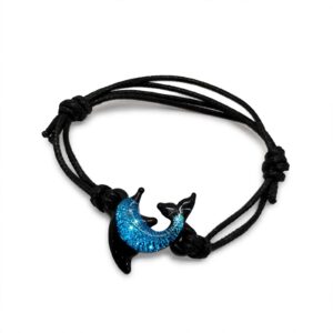 Braccialetto cordino delfino